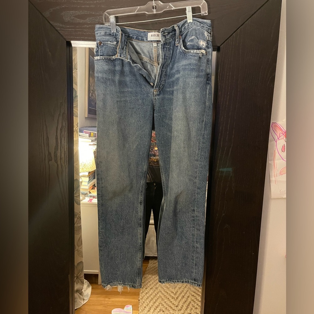 EUC Agolde Riley Jeans - Size 28. Great Jeans - Worn twice.